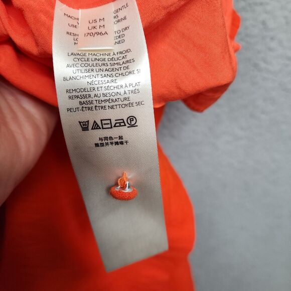 ANTHROPOLOGIE Women's Medium MAEVE Red Orange NWT Sweetheart Mini Dress - Picture 12 of 16